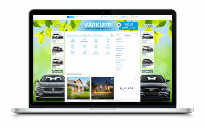 Wallpaper med AdSwitch for Gumpens Auto Grenland